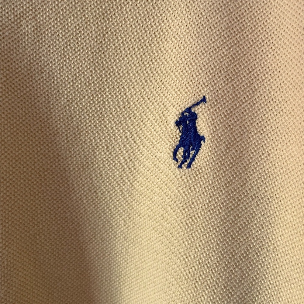 Classic long sleeve yellow polo